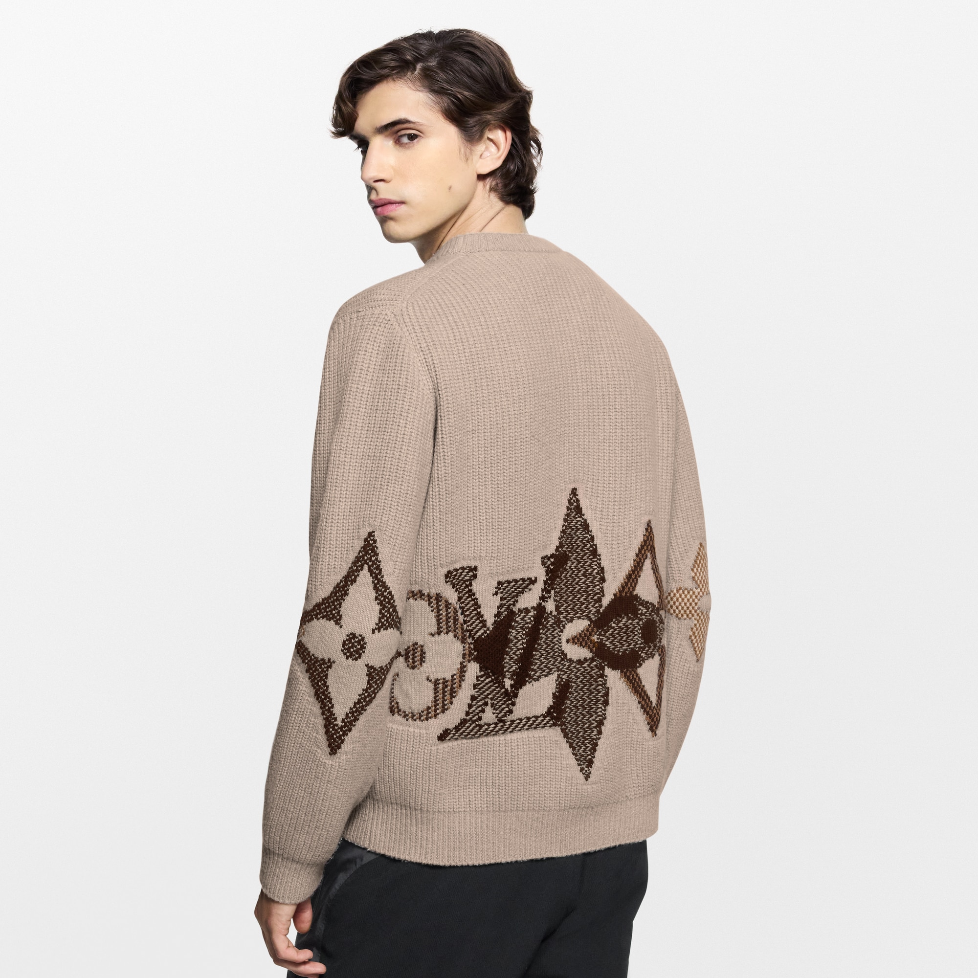 Graphic Knitted Crewneck - For Men | LOUIS VUITTON